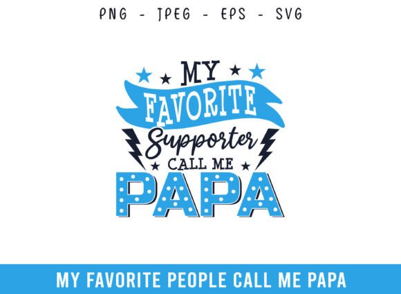 A Clean Papa SVG Design for Fathers Day Crafting