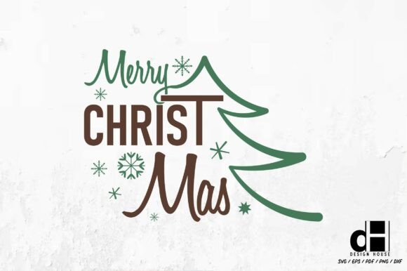A Festive Graphic Asset for Branded Christmas Crafts