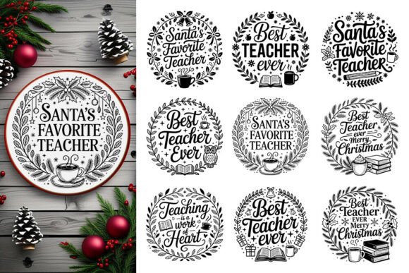 A Graphic Designer’s Real‑World Review: Teacher Christmas Ornament SVG Bundle