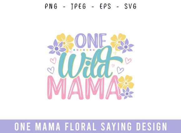 A Mom Life Floral Design SVG for Crafts and Graphics