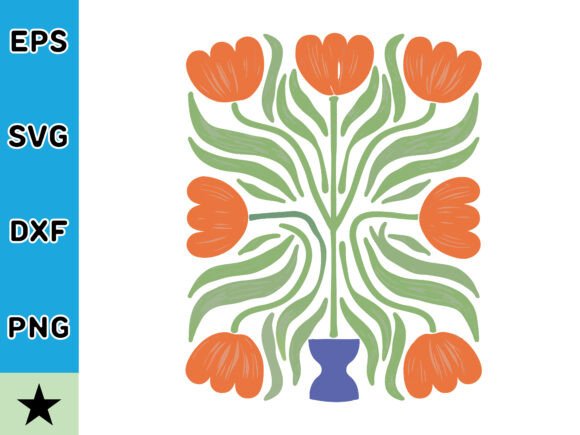 A Professional's Review: Using the Retro Floral SVG Vector for Blogs and Graphics