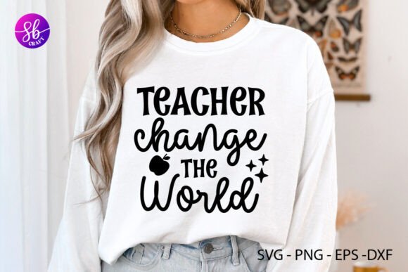 Evaluating Teacher Change the World SVG as a Craft & Graphics Asset