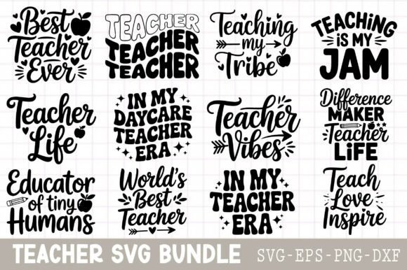 The Teacher SVG Bundle: A Crafts & Graphics Asset for Brand Storytelling