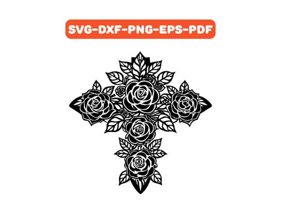 Using the Cruz Floral Cross SVG Vector for Crafts and Graphics