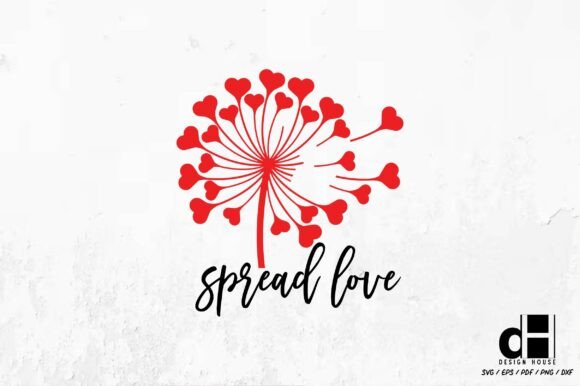 Valentine Dandelion Graphics: A Brand Designer's Perspective